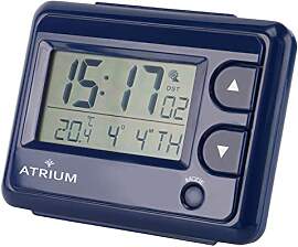ATRIUM Funkwecker digital Quarz Licht Weltzeit