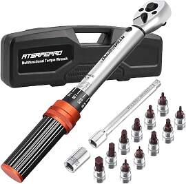 ATsafepro 15PCS Drehmomentschlüssel Fahrrad Set