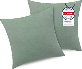 ATsense 2er Set Kissenbezug 40x40 cm - 100%