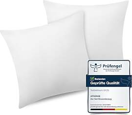 ATsense 2er Set Kissenbezug 80x80 cm - 100%