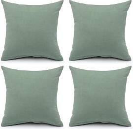 ATsense 4er Set Kissenbezug 40x40 cm - 100%