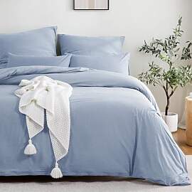 ATsense Bettwäsche 135x200 Baumwolle 2teilig,