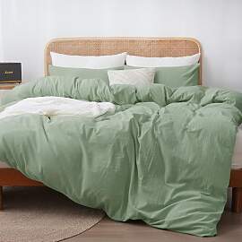 ATsense Bettwäsche 135x200 Baumwolle 2teilig,