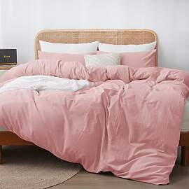 ATsense Bettwäsche 135x200 Baumwolle 4teilig,