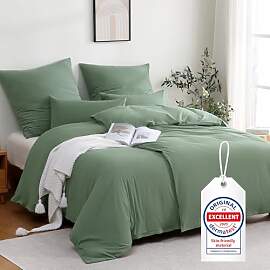 ATsense Bettwäsche 135x200 Baumwolle 4teilig,