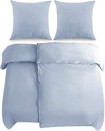 ATsense Bettwäsche 135x200 Baumwolle 4teilig,