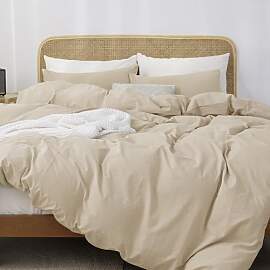 ATsense Bettwäsche 135x200 Baumwolle 4teilig,