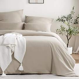 ATsense Bettwäsche 140x200 Baumwolle 2teilig,