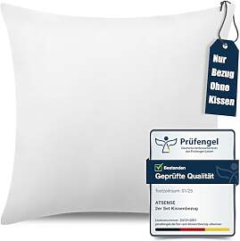 ATsense Kissenbezug 40x40 cm 1 Stück - 100%