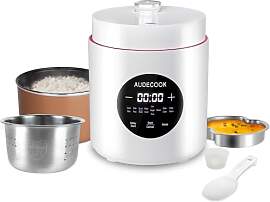 Audecook Reiskocher Klein 1,5 L mit Low Carb