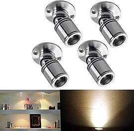 Audor LED Einbaustrahler Set 4er, Schwenkbar