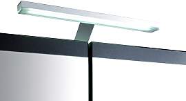 Aufbauleuchte WELLTIME "Round", silber