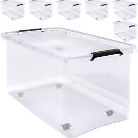 Aufbewahrungsbox 6er-Set Transparent 60x40x35cm