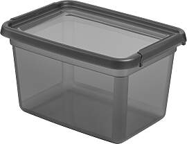 Aufbewahrungsbox Blacky in Schwarz ca. 15,5l