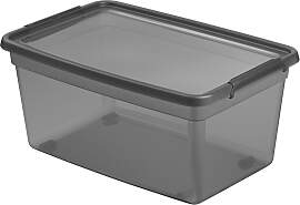 Aufbewahrungsbox Blacky in Schwarz ca. 60l