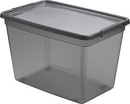 Aufbewahrungsbox Blacky in Schwarz ca. 80l