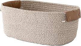 Aufbewahrungskorb Baumwolle Geflochten Braun