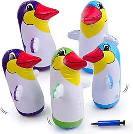 Aufblasbare Pinguin,5Pcs Pinguin Tumbler Statue