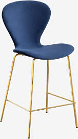 Auf Einem Hohen Hocker. ↑65 Cm & Gold &