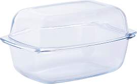 Auflaufform VAN WELL, transparent, B:21,5cm