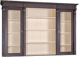 Aufsatz für Massives Bücherregal im Landhauslook 