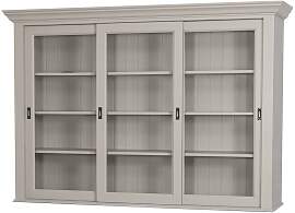 Aufsatz für Sideboard mit Schiebetüren gewachst