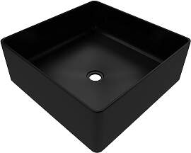 Aufsatzwaschbecken MARWELL, schwarz, B:36,5cm