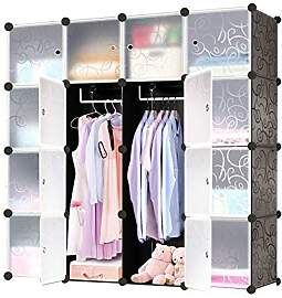 Aufun DIY Kleiderschrank Regalsystem Schuhregal,
