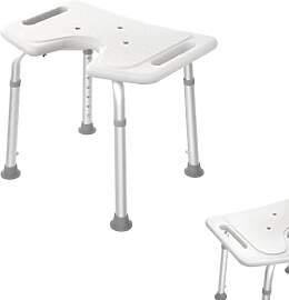 AUFUN Duschhocker Duschstuhl 35-51cm