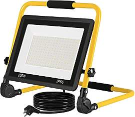 Aufun LED Baustrahler 200W, Baustellen Strahler