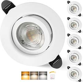 Aulaiyi LED Einbaustrahler 230V Dimmbar 68mm 5.5W