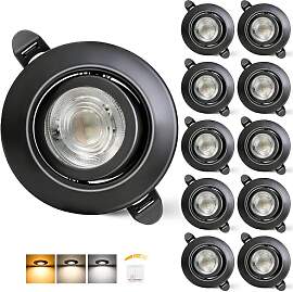Aulaiyi LED Einbaustrahler 230V Dimmbar 68mm 5.5W