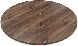 AUPROTEC Tischplatte 19mm rund Ø 500 mm Eiche