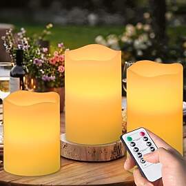 Auralome Led Kerzen mit Fernbedienung - Led