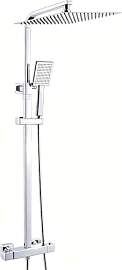 Auralum Duscharmatur Komplettset mit Thermostat