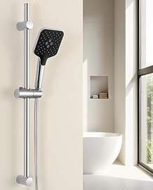 Auralum Duschstange mit Duschkopf, Duschsystem mit 