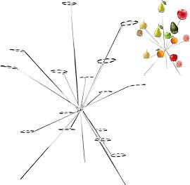 Aurelx Exploded Fruit Bowl, Legierung Obstschale,