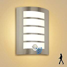 Außenlampe mit Bewegungsmelder E27 Wandlampe IP44 