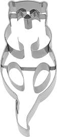 Ausstechform Otter 9 cm - Birkmann - silber,