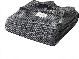 AUSTINCIAGA Decke aus Strick, Plaid, Sofa,