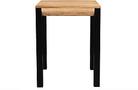 Ausziehbarer Bar-Tisch aus Akazie und Metall