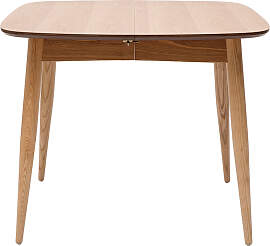 Ausziehbarer Esstisch Esche naturell Länge 90?130 