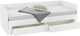 Ausziehbett Jan Weiss ca. 90-180x200cm
