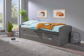 Ausziehbett Lena Grau