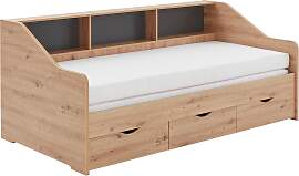 Ausziehbett Star in Eiche Artisan ca. 90x200cm