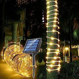 Auting 10M Lichterkette Außen Solar, 100 LEDS