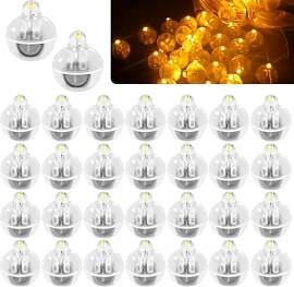 Auting 30 Stück Mini LED Lichter,Led Luftballon
