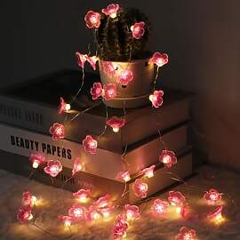 Auting LED Lichterkette Kirschblüten Innen, 4M 40 