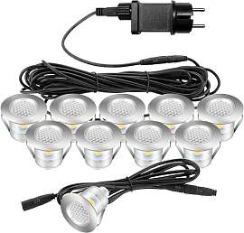 Auting Terrassen Einbaustrahler, 10er Set LED