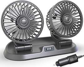 Auto Ventilator,12V Doppelkopf Kopfstütze